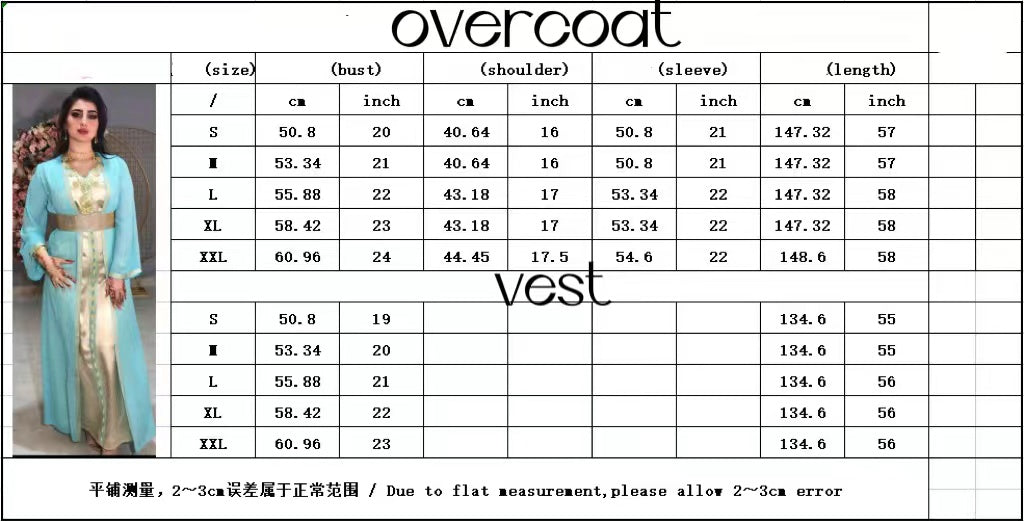 MS245#Vestido de dos piezas estilo nacional musulmán para mujer