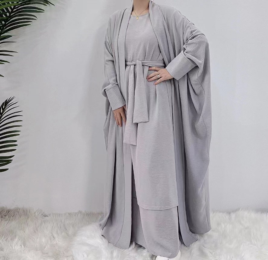 MS295#Muslim fashion women's solid color suit