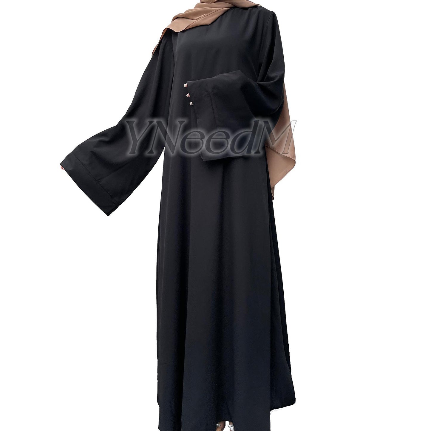 MS013#Muslim abaya loose fit nidah robe (Nidah)