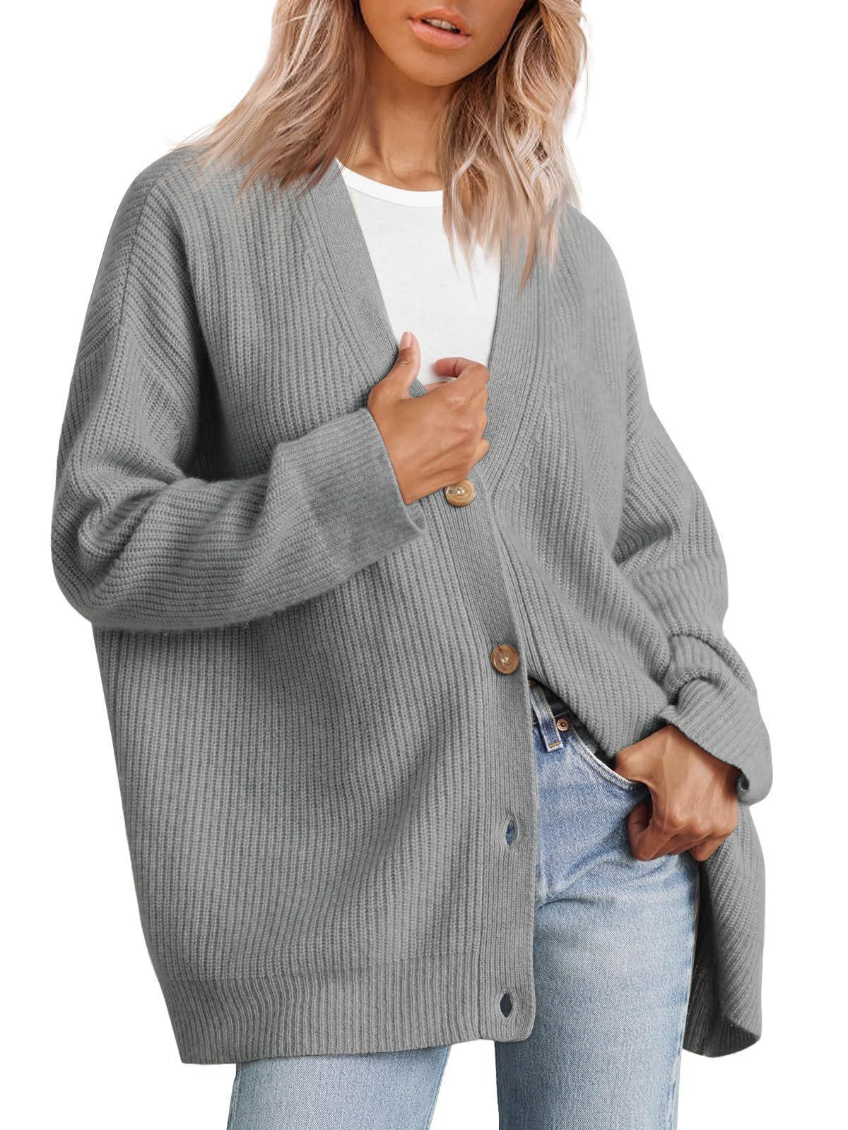 MS357#Simple all-in-one knitted cardigan solid color sweater coat