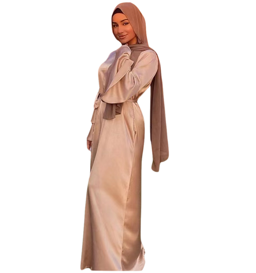 (CR003)MS063-MS083Single Piece Closed Abaya Pullover Robe Collection