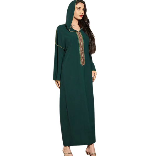 (CR003)MS063-MS083Single Piece Closed Abaya Pullover Robe Collection