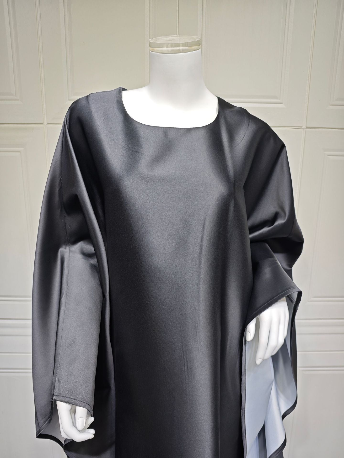 MS582#Robe stitching color matching new fashion abaya