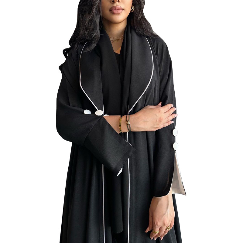 MS328#Abaya women's cardigan elegant robe  (NO inner dress)