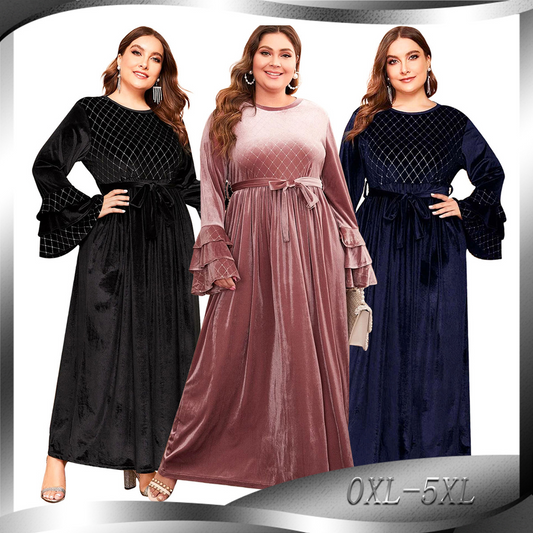 (CR006)MS157-MS226Single Piece Closed Abaya Pullover Robe Collection