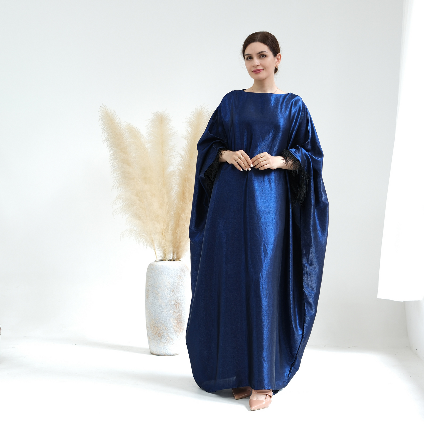 MS347#Dolman sleeve robe abaya Spring/Summer Party