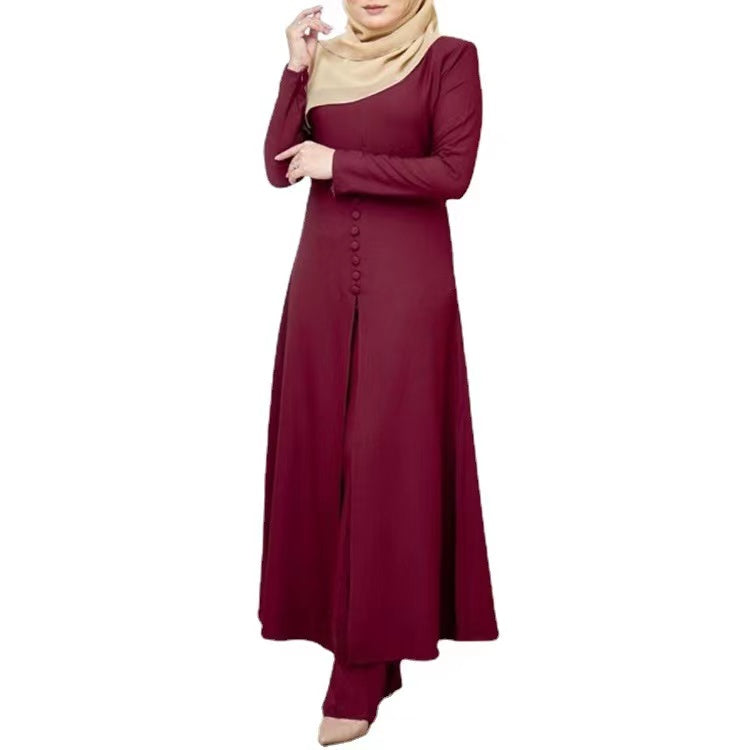 MS152#Muslim solid color suit(Nidah)