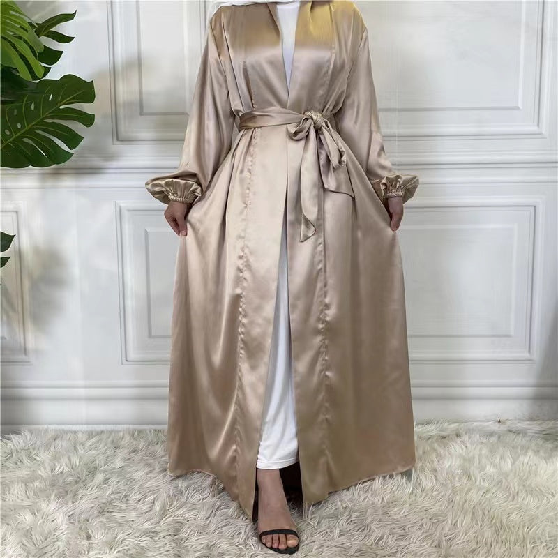 MS274#Muslim women's plain robe