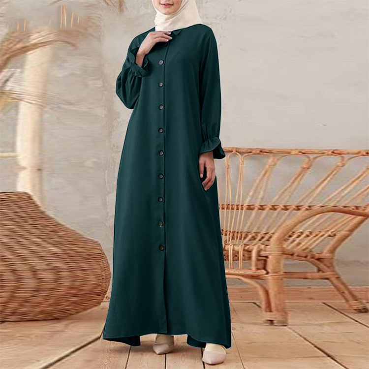 (CR005)MS112-MS156Single Piece Closed Abaya Pullover Robe Collection