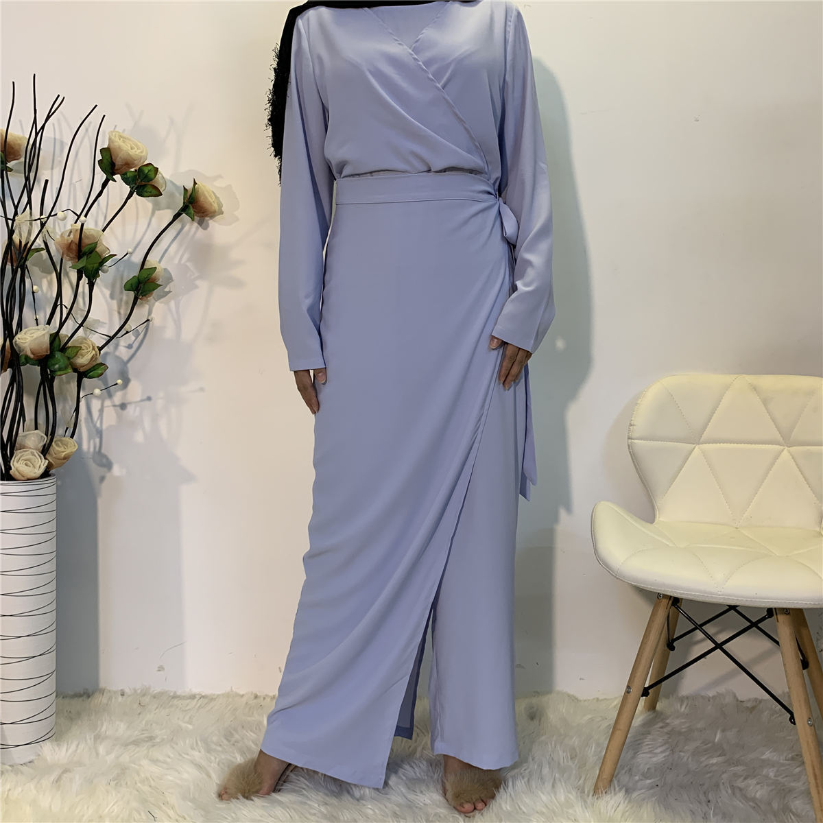 (CR004)MS083-MS112Single Piece Closed Abaya Pullover Robe Collection