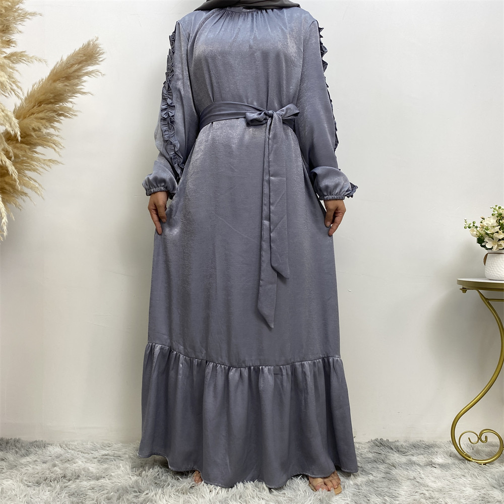 (CR002)MS025-MS044Single Piece Closed Abaya Pullover Robe Collection