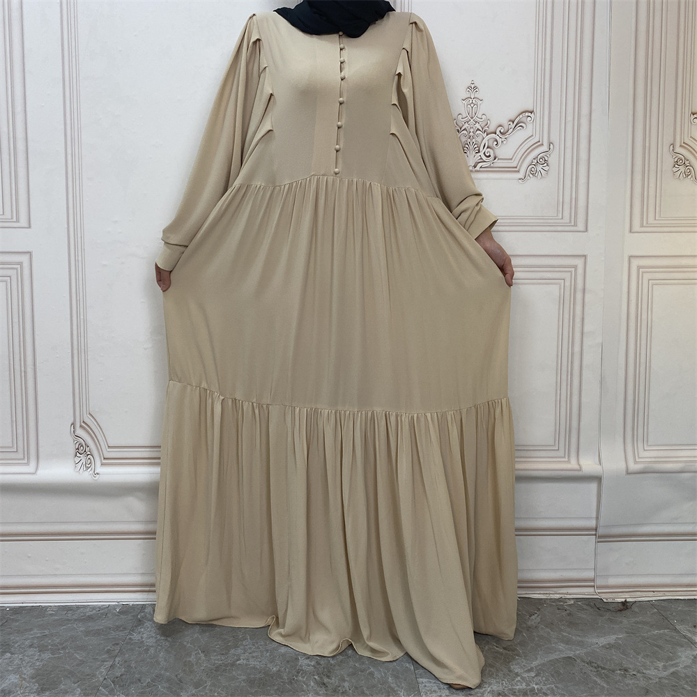 (CR008)MS238-MS299Single Piece Closed Abaya Pullover Robe Collection