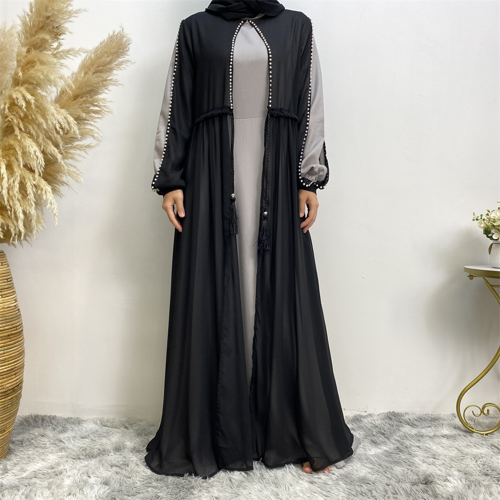 (CR003)MS063-MS083Single Piece Closed Abaya Pullover Robe Collection