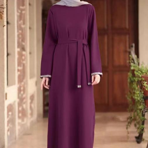 (CR006)MS157-MS226Single Piece Closed Abaya Pullover Robe Collection