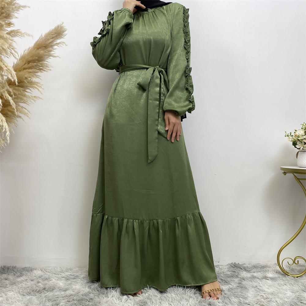 (CR002)MS025-MS044Single Piece Closed Abaya Pullover Robe Collection