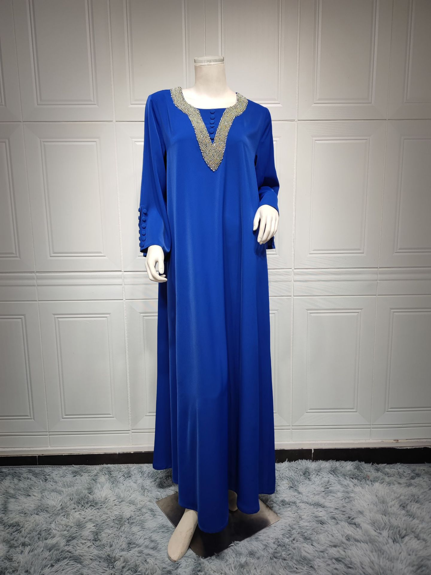 (CR008)MS238-MS299Single Piece Closed Abaya Pullover Robe Collection