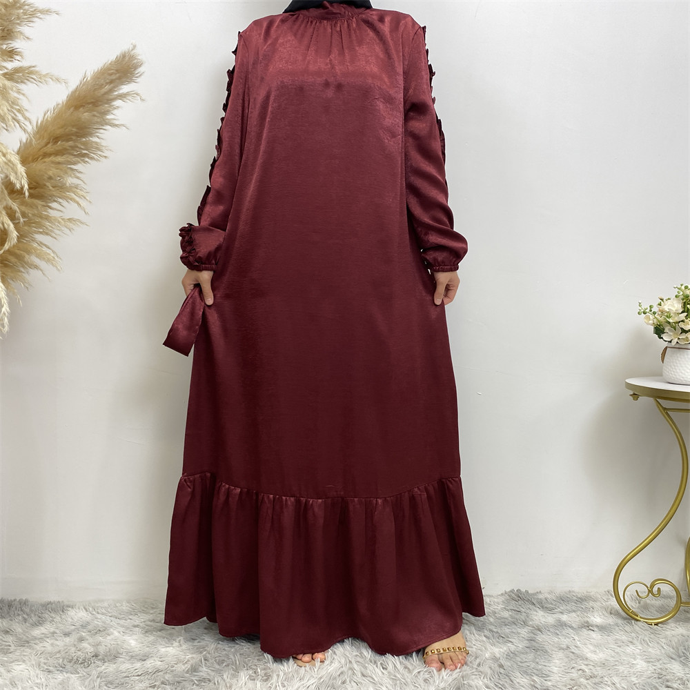 (CR002)MS025-MS044Single Piece Closed Abaya Pullover Robe Collection