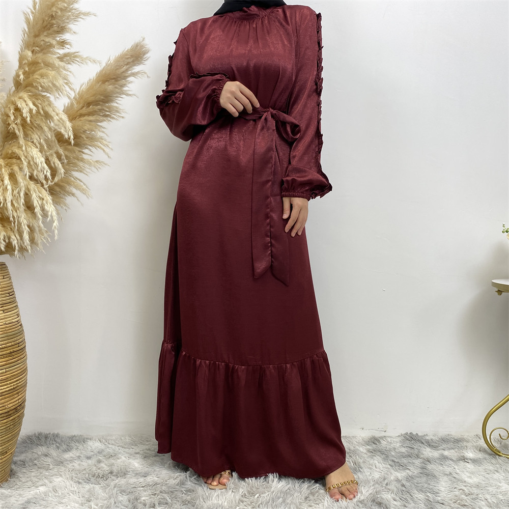 (CR002)MS025-MS044Single Piece Closed Abaya Pullover Robe Collection