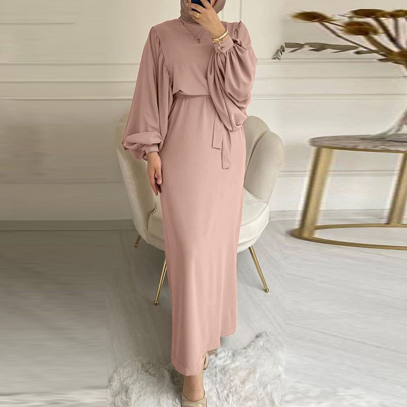 (CR006)MS157-MS226Single Piece Closed Abaya Pullover Robe Collection